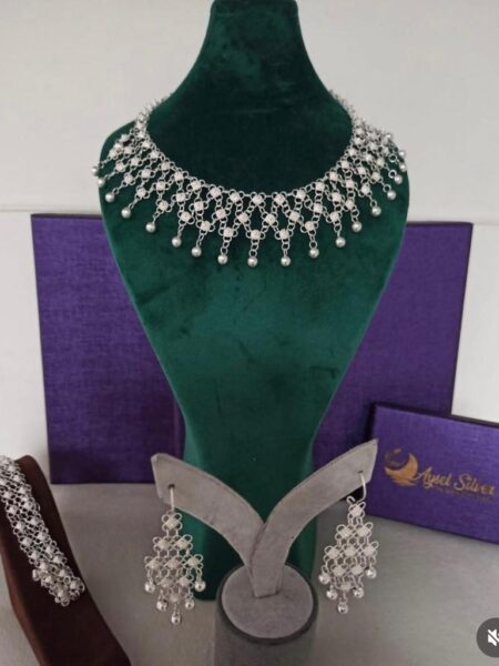 Kisnis Model 3 Sirali Gumus Set